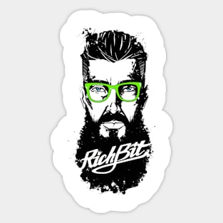 RichBit. Hipster Sticker